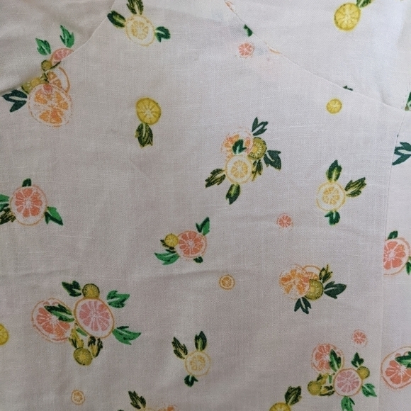 FREE PEOPLE like a lady citrus floral printed mini dress large - Picture 10 of 14